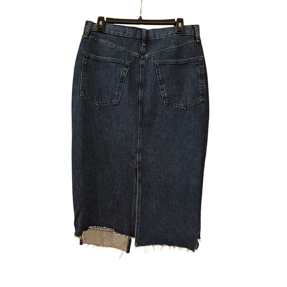 RAG & BONE Sukato Denim Skirt Women's Size 29 color Gates Asymmetric Denim ( new - Picture 3 of 7